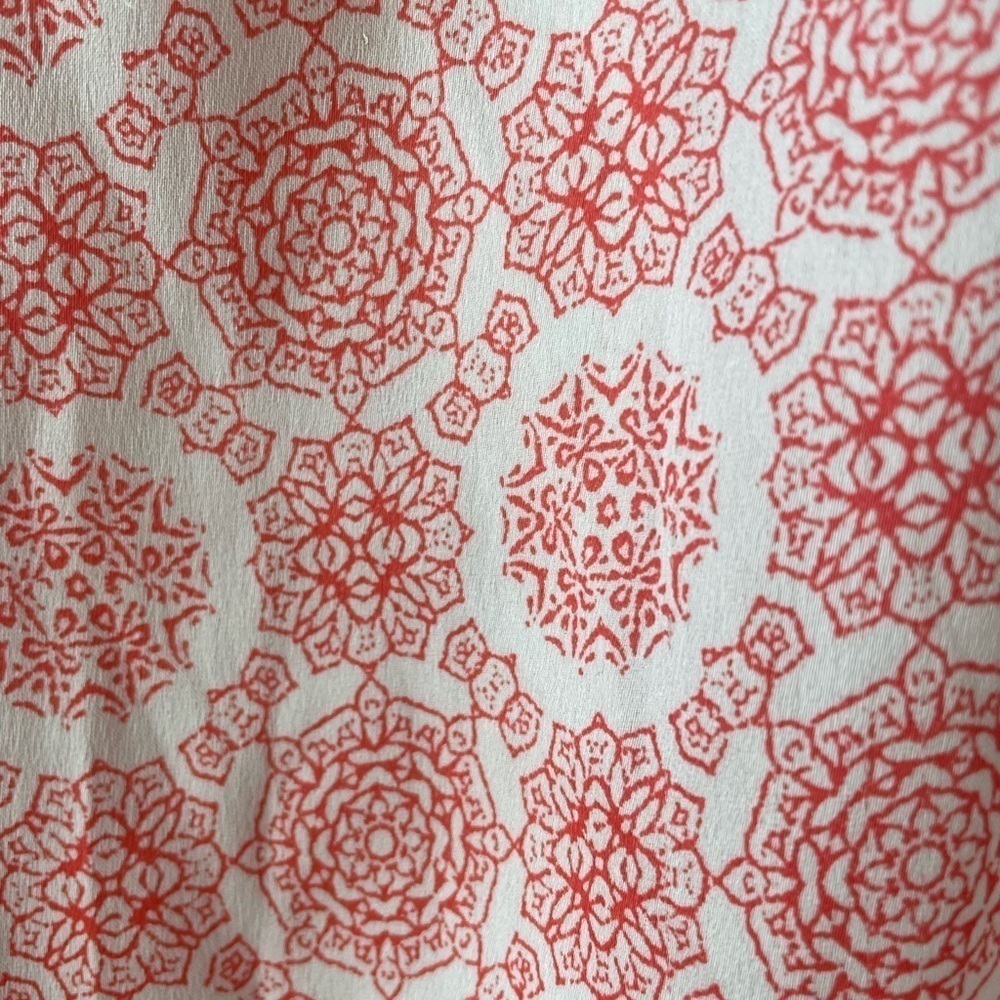 Peter Som, women’s Small, pink and white patterned sleeveless dress, EUC - Picture 4 of 7